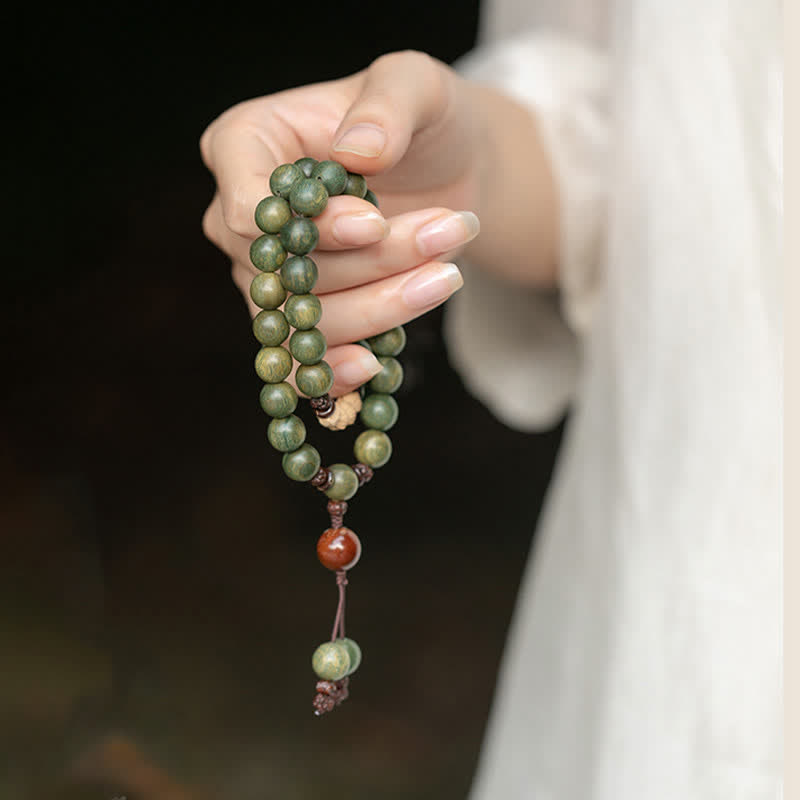 KarmaRipple's Green Sandalwood Positive Peace Bracelet p4