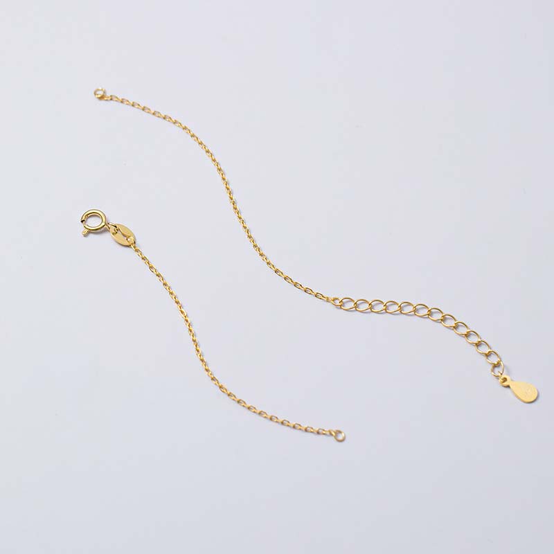 KarmaRipple's 925 Sterling Silver Semi-finished Chain Blessing Bracelet p2