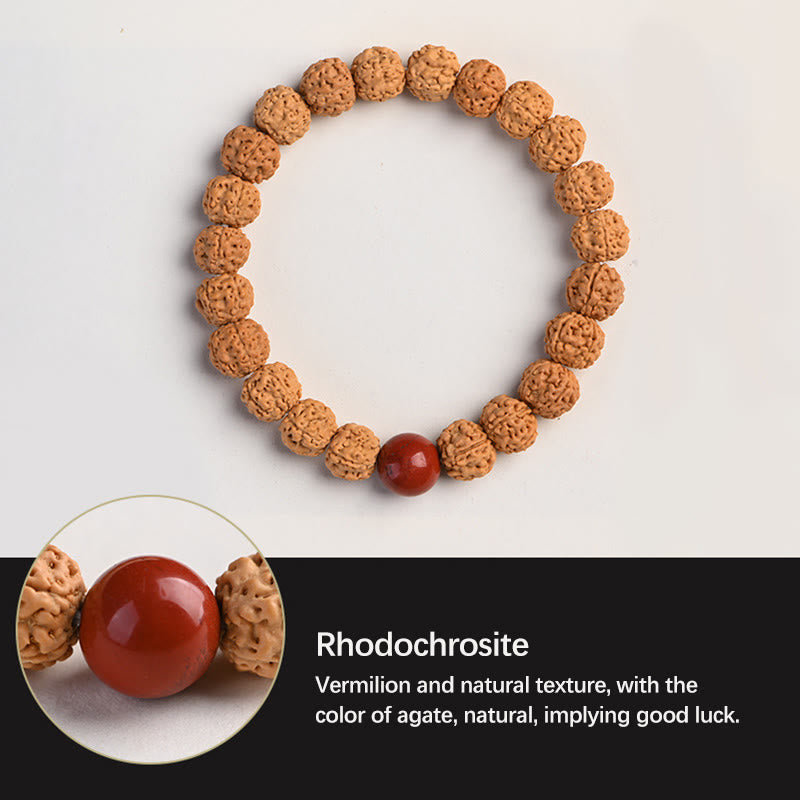 KarmaRipple's Tibet Rudraksha Bodhi Seed Wealth Auspiciousness Bracelet p20