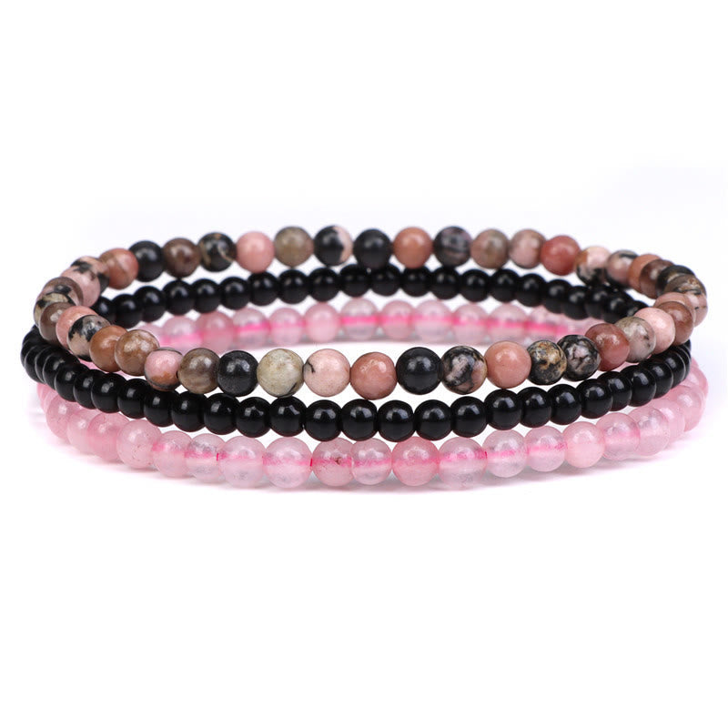 KarmaRipple's 3Pcs Authentic Gemstone Stone Inner Peace Spiritual Bracelet p31