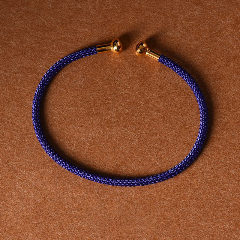 KarmaRipple's Simple Design Handmade Fortune Braid String Cuff Bracelet p19