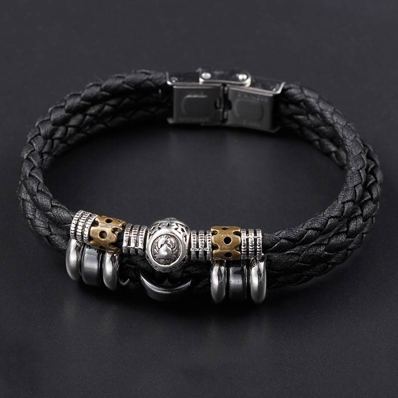 KarmaRipple's 12 Constellations of the Zodiac Hematite Protection Bracelet p4
