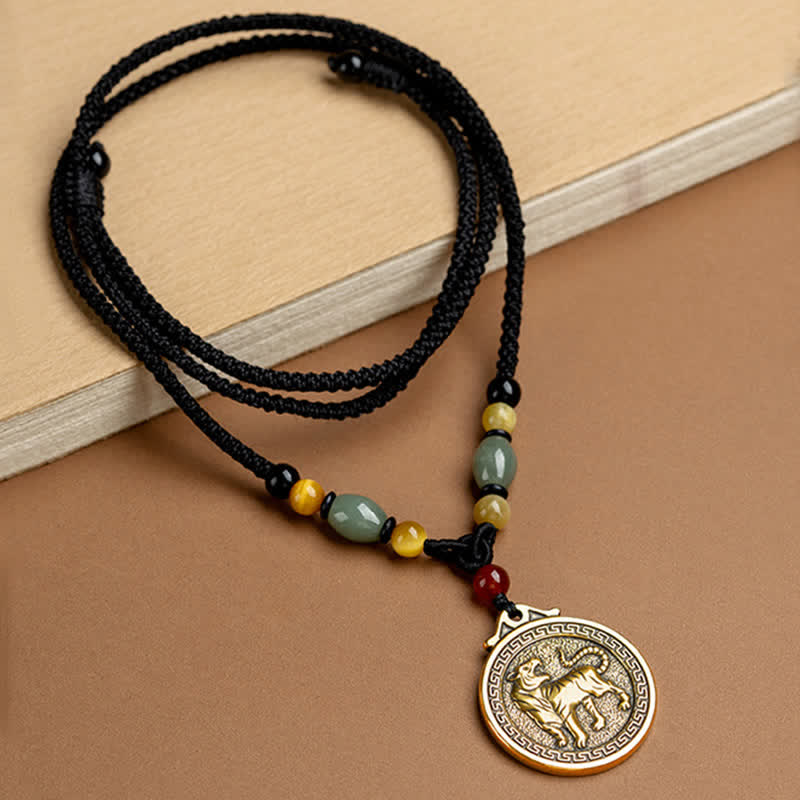KarmaRipple's 12 Chinese Zodiac Blessing Wealth Fortune Pendant Necklace p20