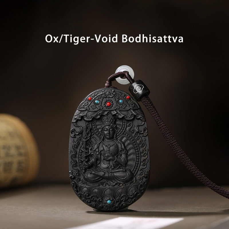 KarmaRipple's Chinese Zodiac Natal Buddha Agarwood Om Mani Padme Hum Lotus Peace Pendant Necklace p28