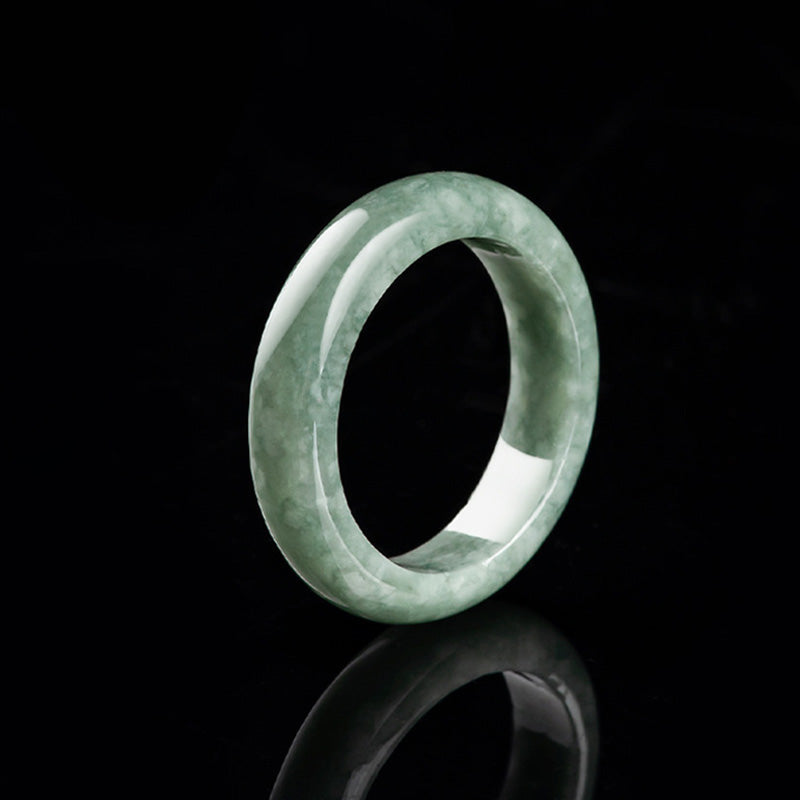 KarmaRipple's Authentic Jade Abundance Balancing Ring p15