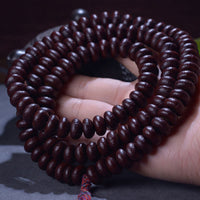 KarmaRipple's Authentic Tibet 108 Mala Beadwork Purple Bodhi Seed Wealth Bracelet