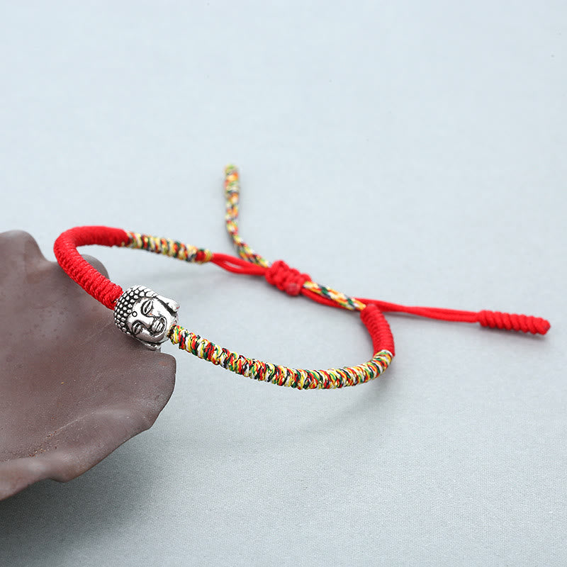 KarmaRipple's Handmade Colorful King Kong Weave Buddha Serenity String Bracelet p2