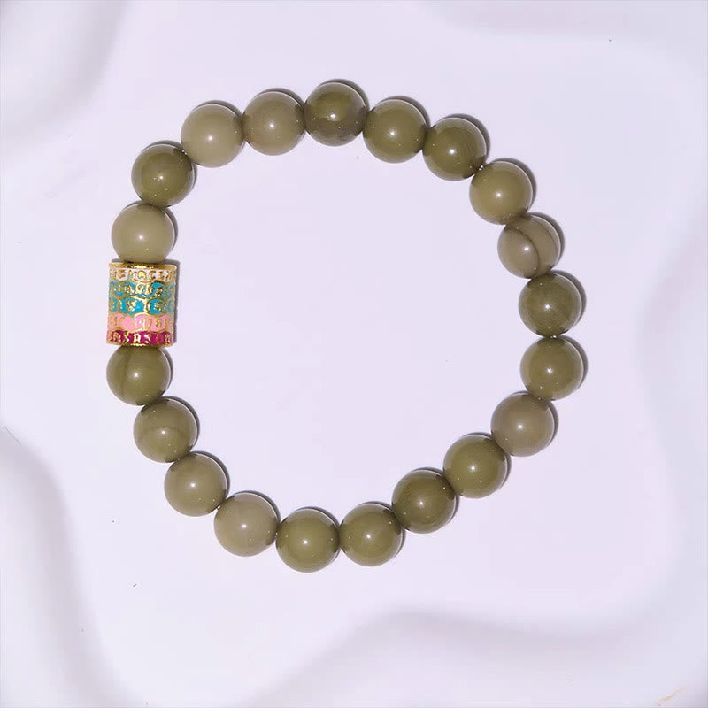 KarmaRipple's Authentic Alashan Agate Encourage Bracelet p9