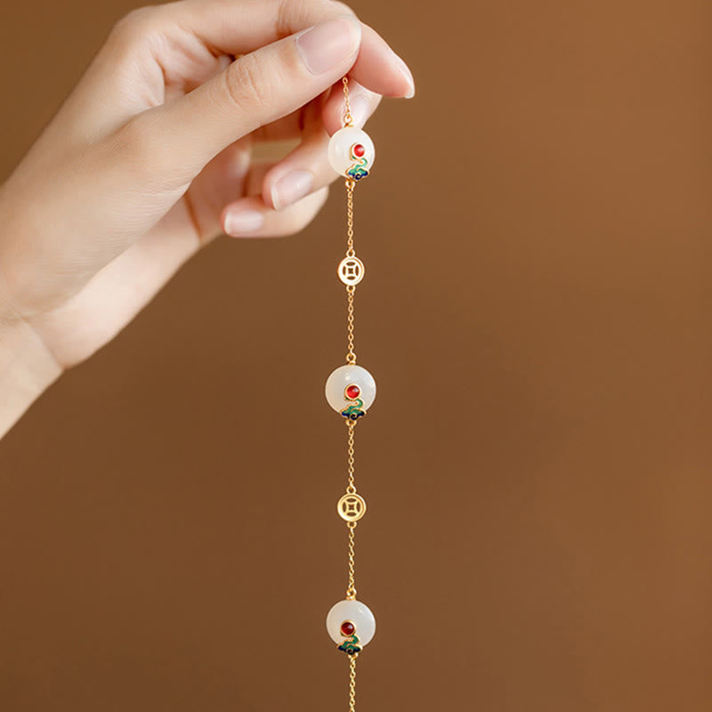 KarmaRipple's Auspicious Clouds Jade Pattern Fortune Bracelet p3