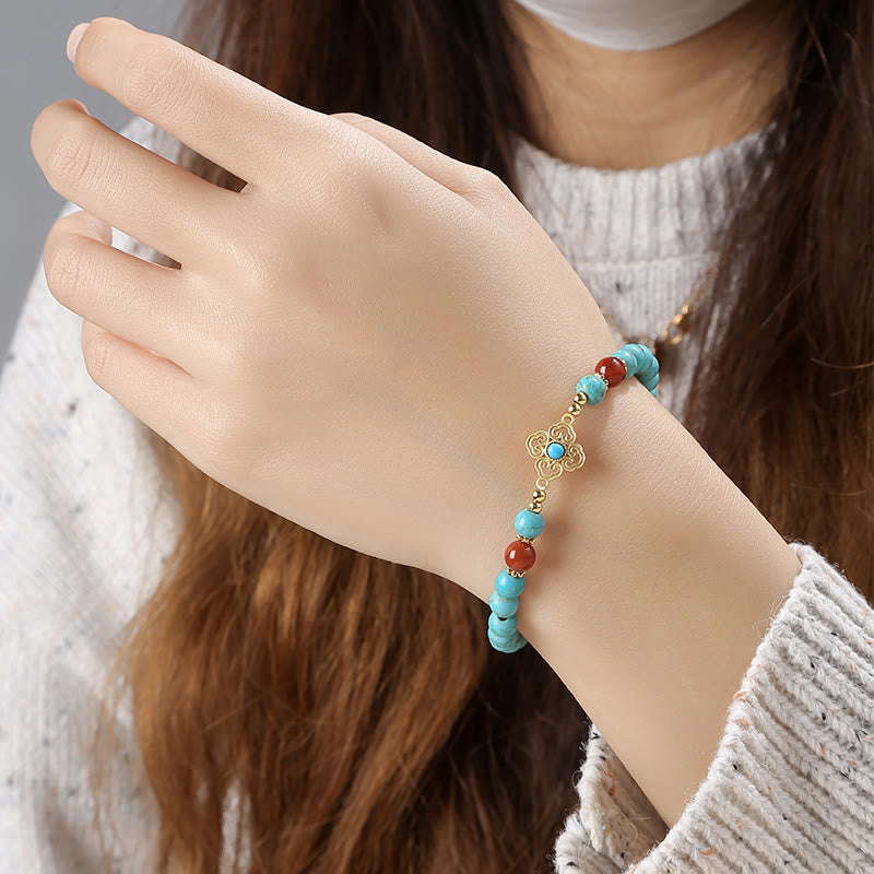 KarmaRipple's Turquoise Bead Protection Balance Bracelet p8