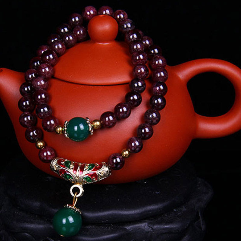 KarmaRipple's Authentic Garnet Blessing Bracelet p9