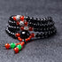 Black Obsidian&Red Agate / 8mm