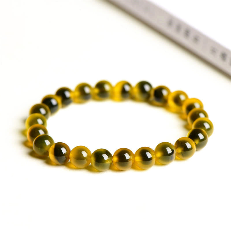 KarmaRipple's Authentic Colorful Candy Agate Balance Strength Bead Bracelet p26