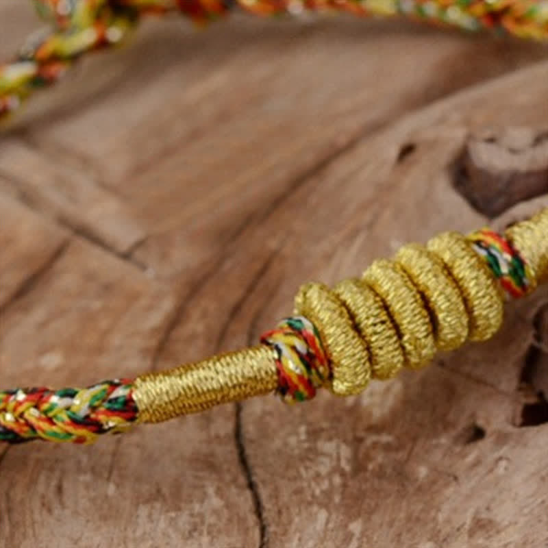 KarmaRipple's Handmade Colorful King Kong Weave Protection Braid String Bracelet p5