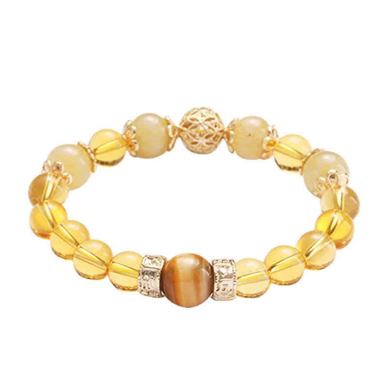 KarmaRipple's Citrine Generosity Prosperity Beaded Bracelet p10