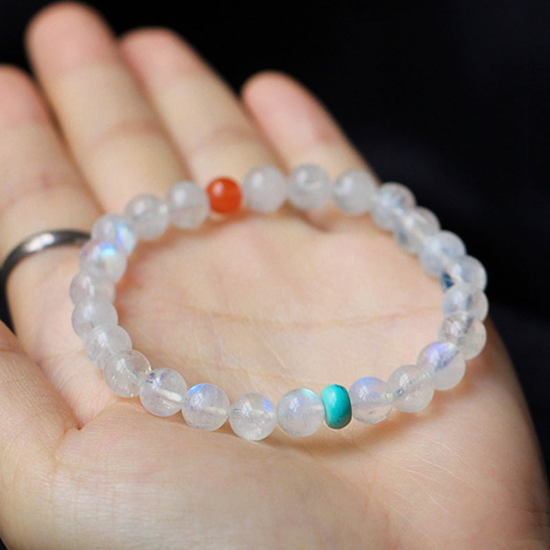 KarmaRipple's Moonstone Calm Balancing Positive Bracelet p6