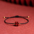 Black / Bracelet(Wrist Circumference 15-17cm) / With Golden Bead