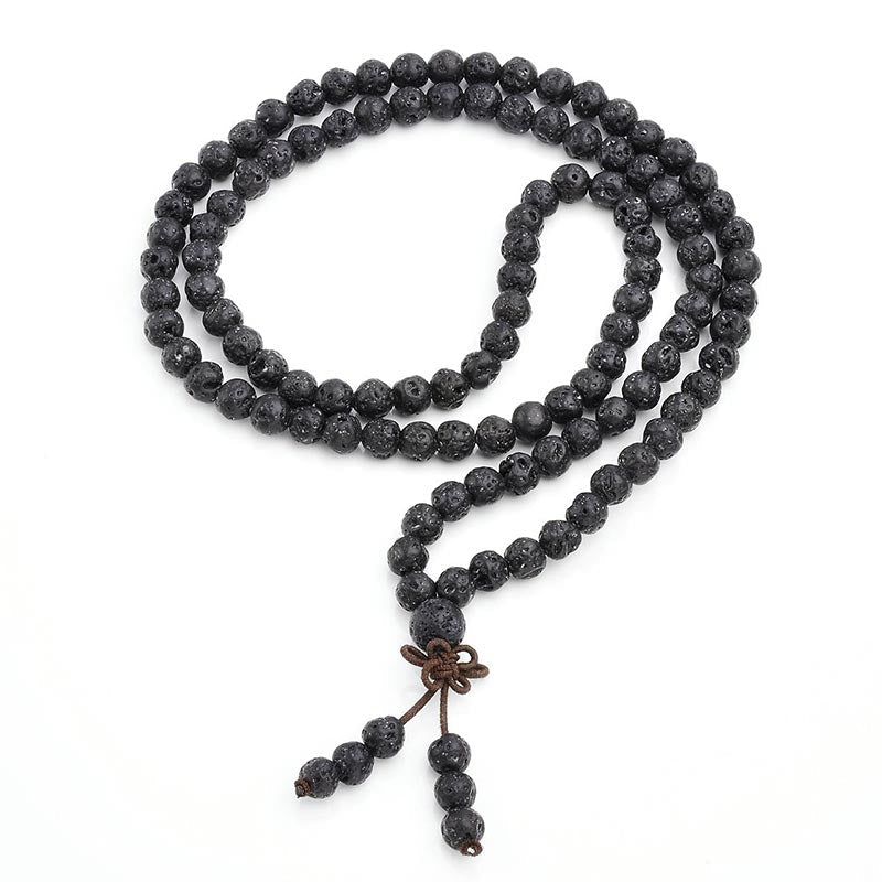 KarmaRipple's Authentic Lava Rock 108 Beadwork Protection Bracelet p4
