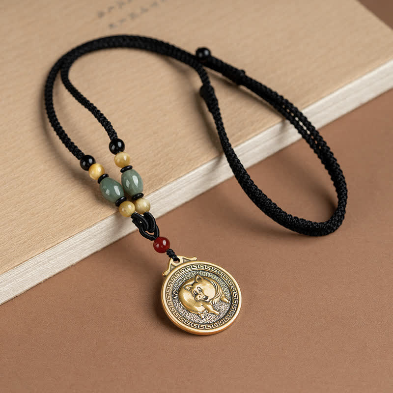 KarmaRipple's 12 Chinese Zodiac Blessing Wealth Fortune Pendant Necklace p12
