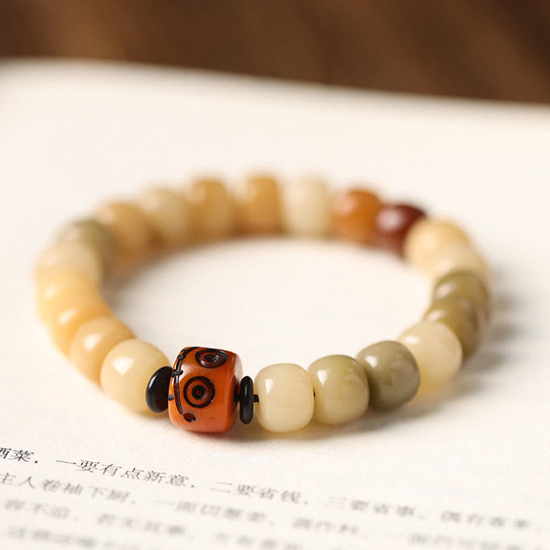 KarmaRipple's Authentic Bodhi Seed The Lord of the Corpse Forest Om Mani Padme Hum Wisdom Bracelet p14