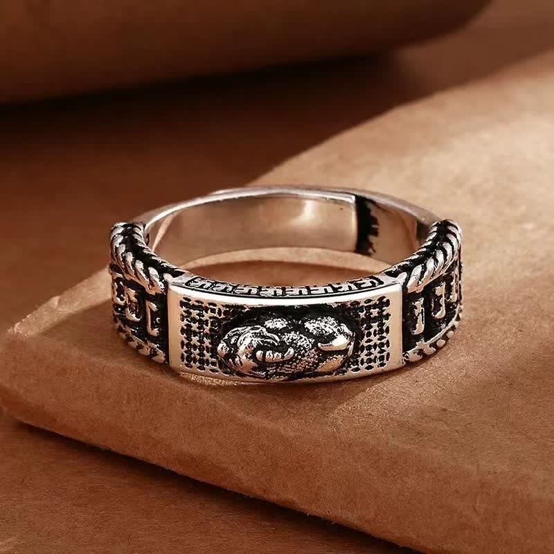 KarmaRipple's Fortunate FengShui PiXiu Wealth Prayer Wheels Pair Ring p3