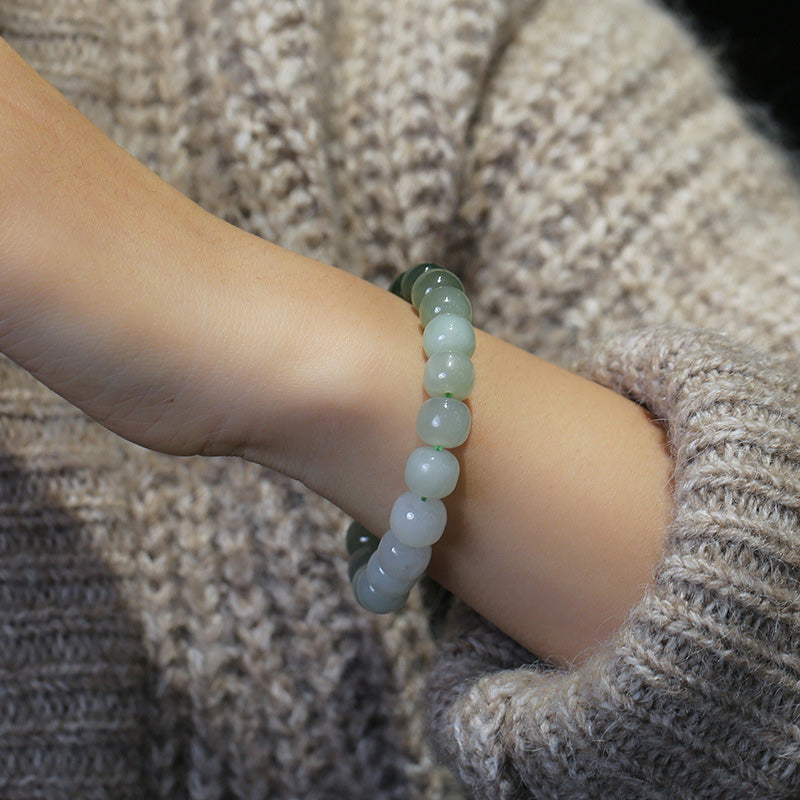 KarmaRipple's Gradient Jade Fortune Blessing Bracelet p7