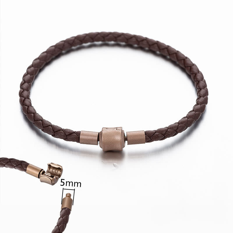 KarmaRipple's Vintage Leather Rope Fortune Braid String Bracelet p26