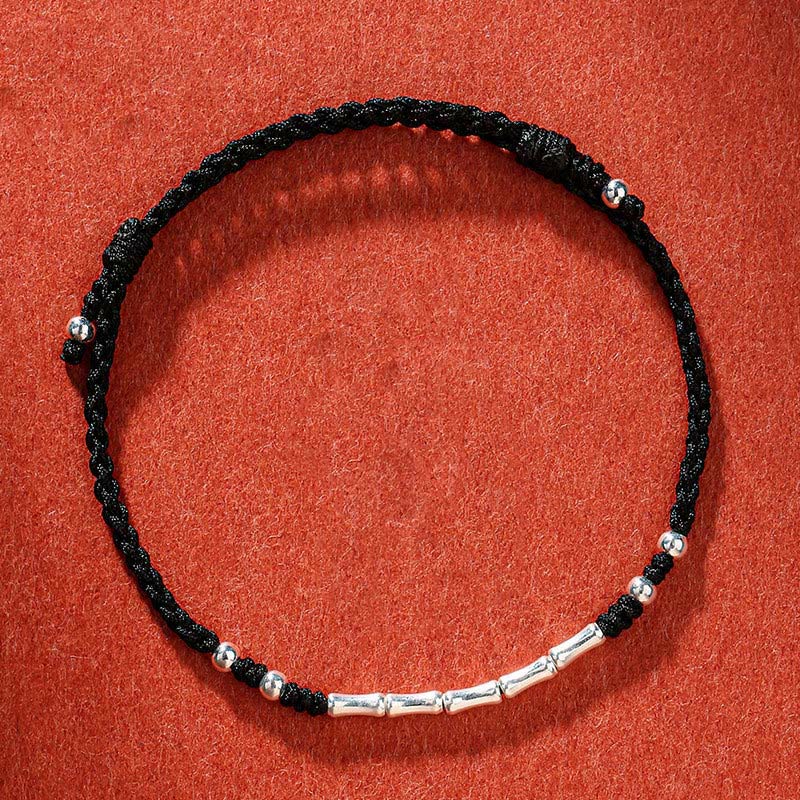 KarmaRipple's Tibet Handmade Multicolored Bamboo Protection Woven String Bracelet p22