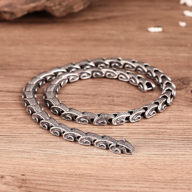 KarmaRipple's Dragon Pattern Titanium Steel Protection Pendant Necklace Bracelet p24