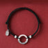 Peace Buckle&Silver Beads Attract Fortune Charm(Wrist Circumference 14-26cm)