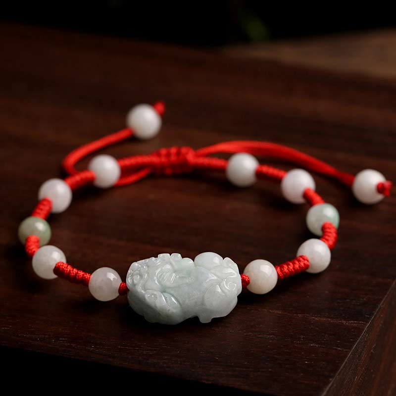 KarmaRipple's Authentic Jade PiXiu Fortune Bracelet p3