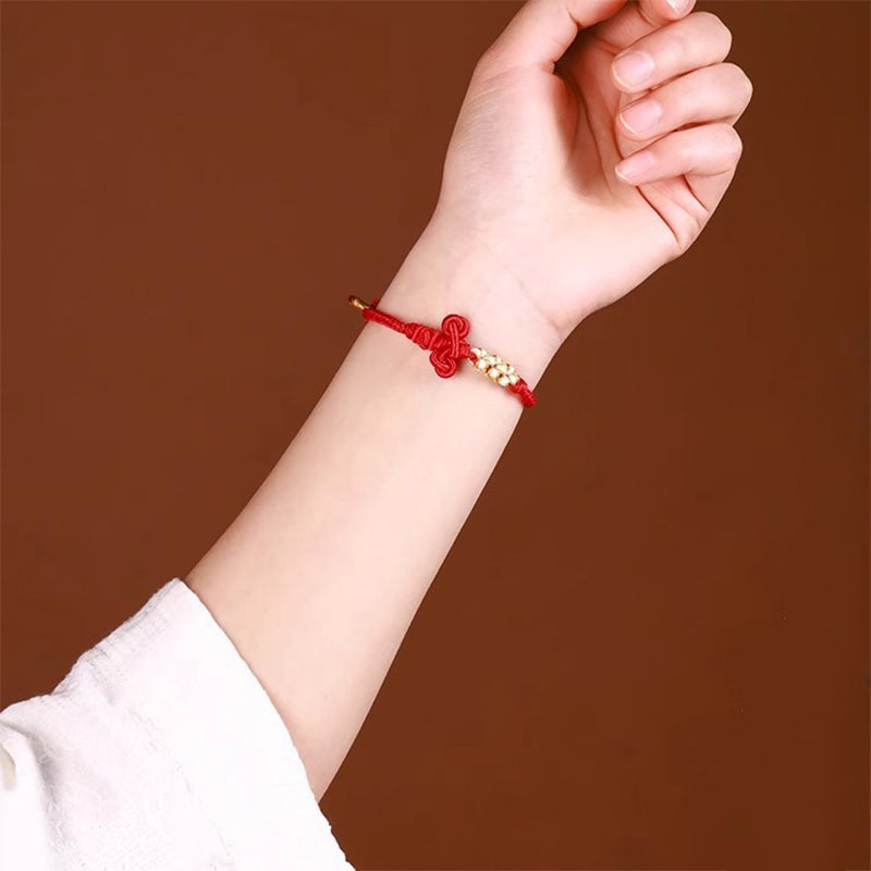 KarmaRipple's Handmade Wenchang Weave Fortune Strength Woven Rope Bracelet p10