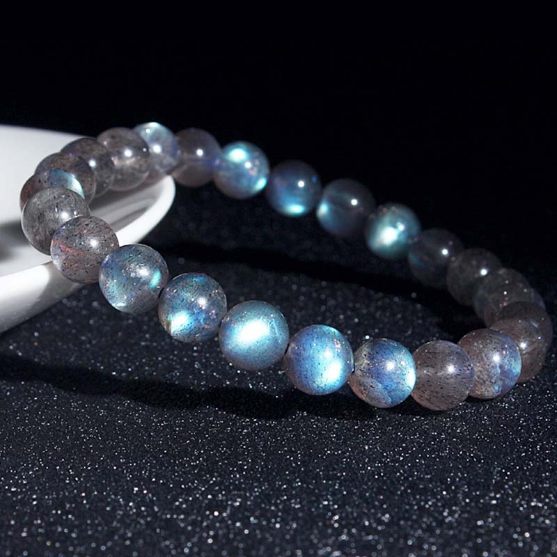 KarmaRipple's Authentic Moonstone Balancing Beadwork Bracelet p16