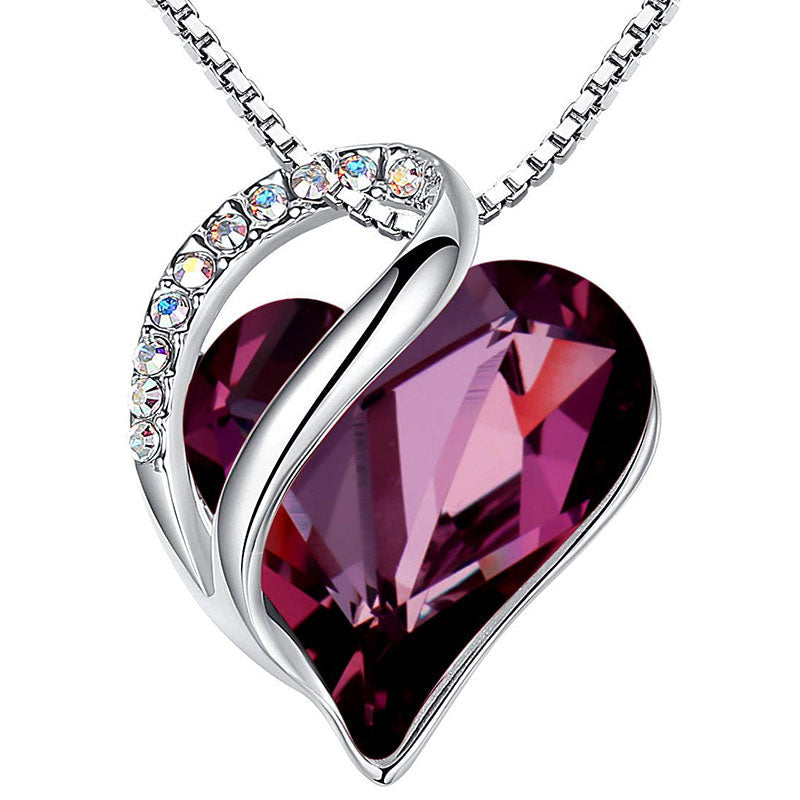 KarmaRipple's Buddhastoneshop Love Heart Birthstone Balancing Energy Pendant Necklace ( p5