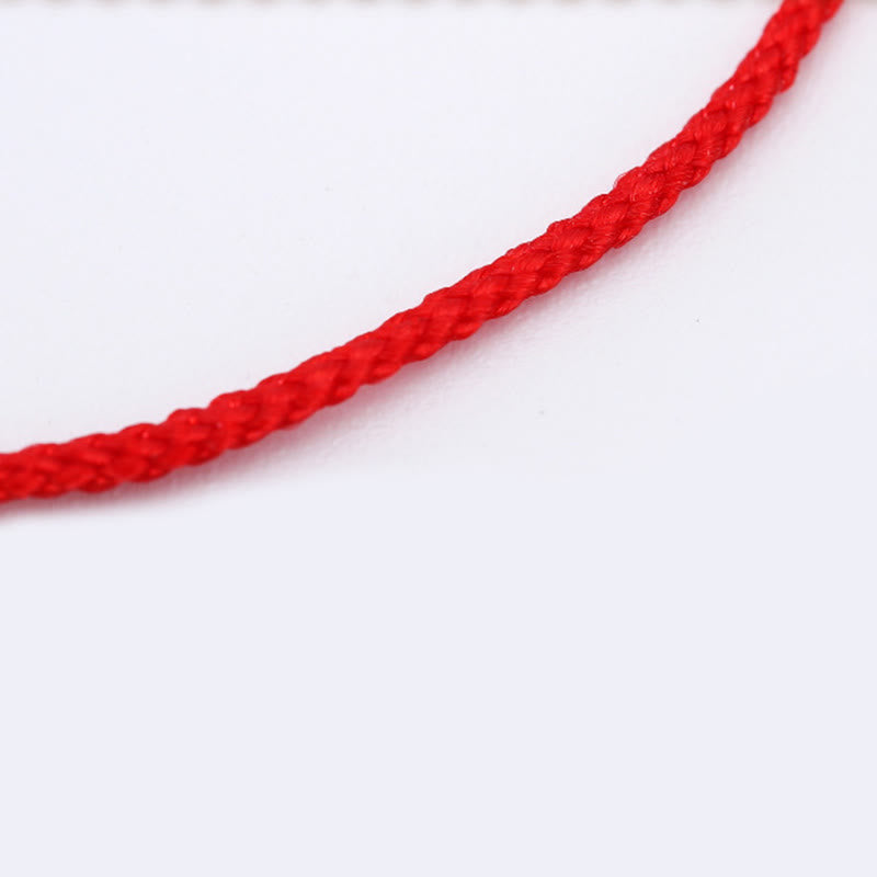 KarmaRipple's 925 Sterling Silver Color-changing Chinese Zodiac Fortune Protection Red String Chain Bracelet p30