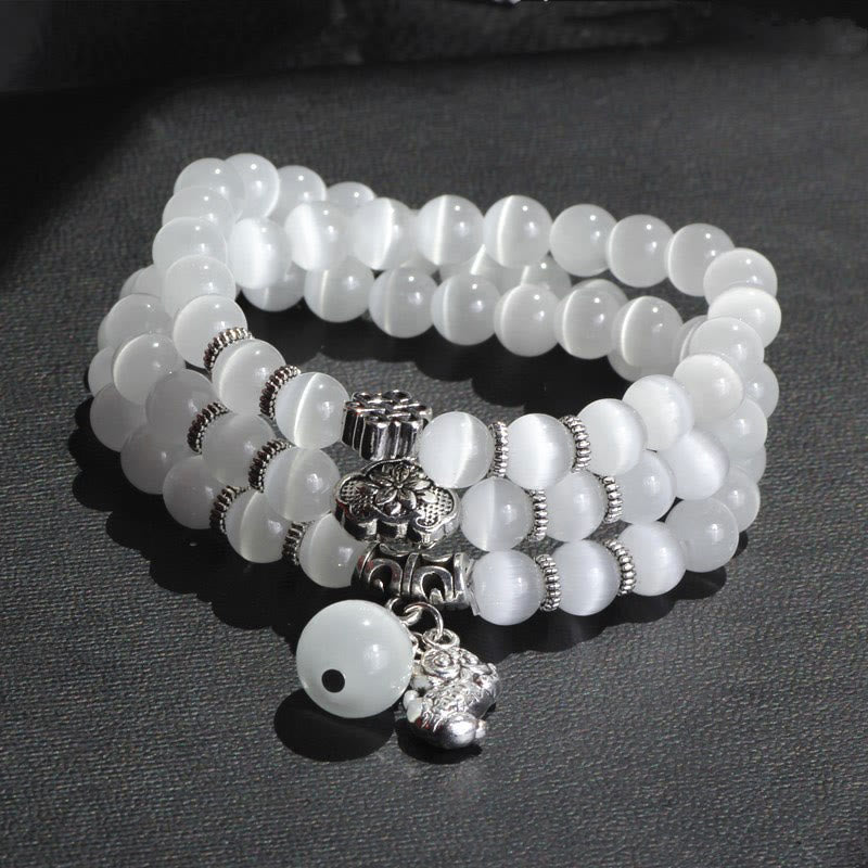 KarmaRipple's Cat Eye PiXiu Support Triple Wrap Bracelet p1