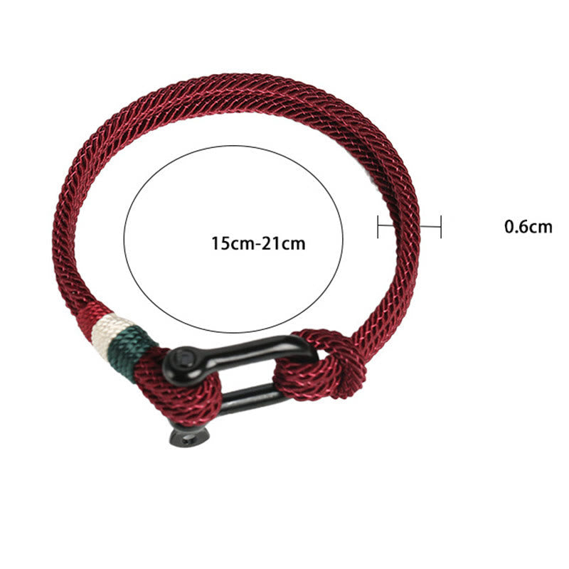 KarmaRipple's Simple Design Fortune Stainless Steel Buckle Bracelet p14