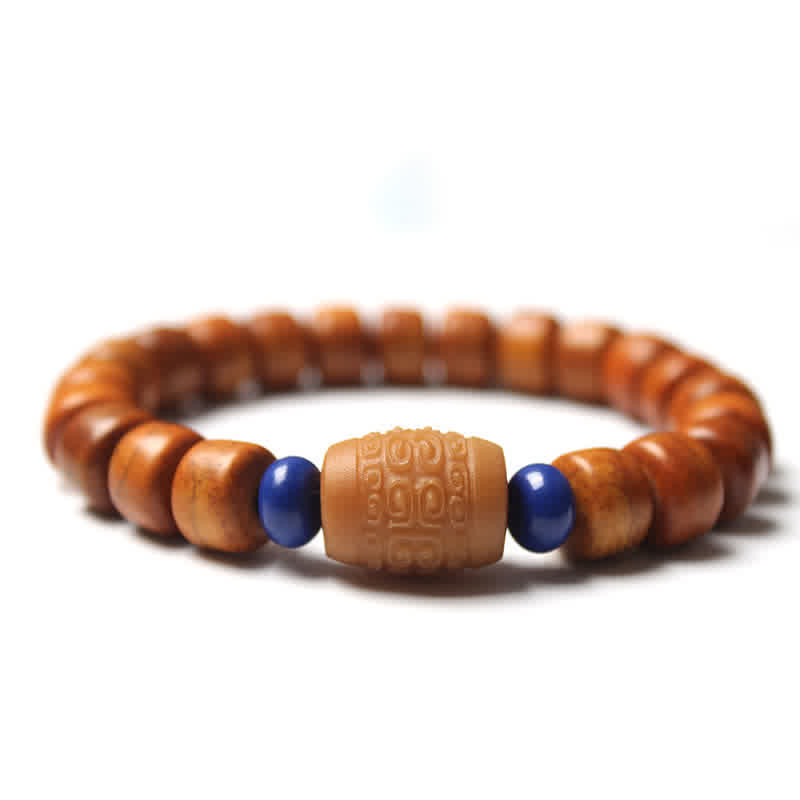 KarmaRipple's Tibetan Yak Bone Om Mani Padme Hum Strength Bracelet p4