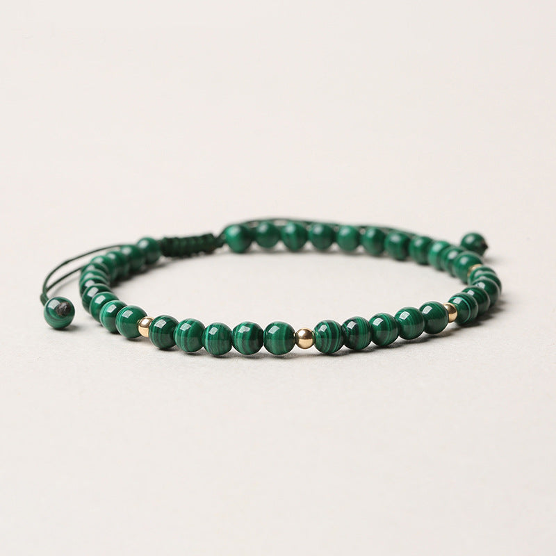 KarmaRipple's Authentic Malachite Protection Calmness String Bracelet p4
