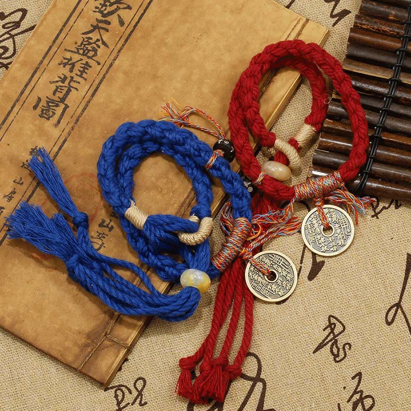 KarmaRipple's Mountain Ghosts Spend Money Ward Off Evil Spirits Handmade Bracelet p8