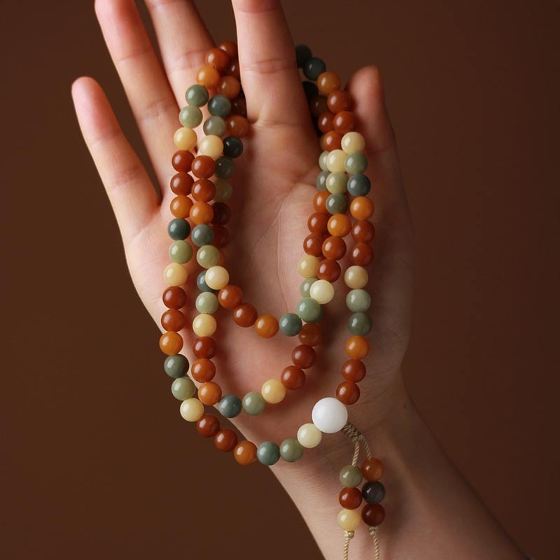KarmaRipple's Bodhi Seed Mala Balance Wisdom Bracelet p3
