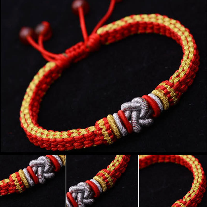KarmaRipple's Colorful Rope True Love Weave Fortune Handmade Bracelet p12