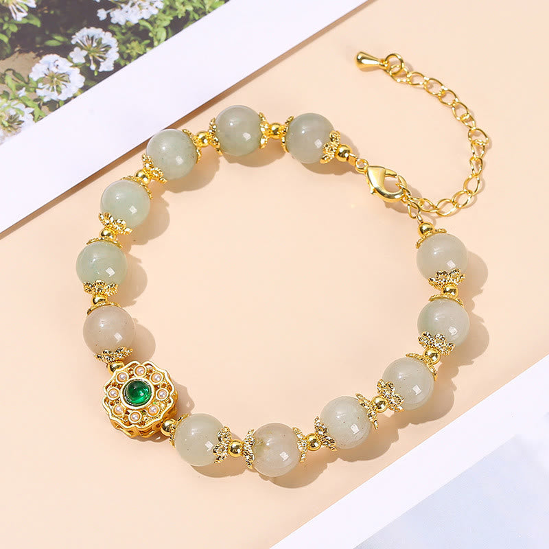 KarmaRipple's Authentic Jade Prosperity Bead Chain Bracelet p3
