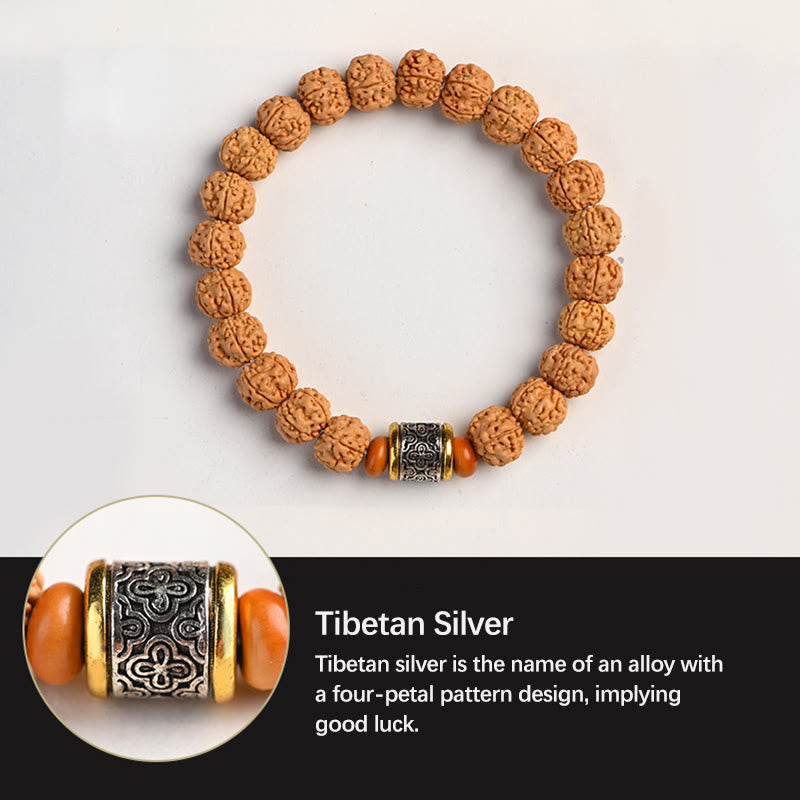 KarmaRipple's Tibet Rudraksha Bodhi Seed Wealth Auspiciousness Bracelet p15