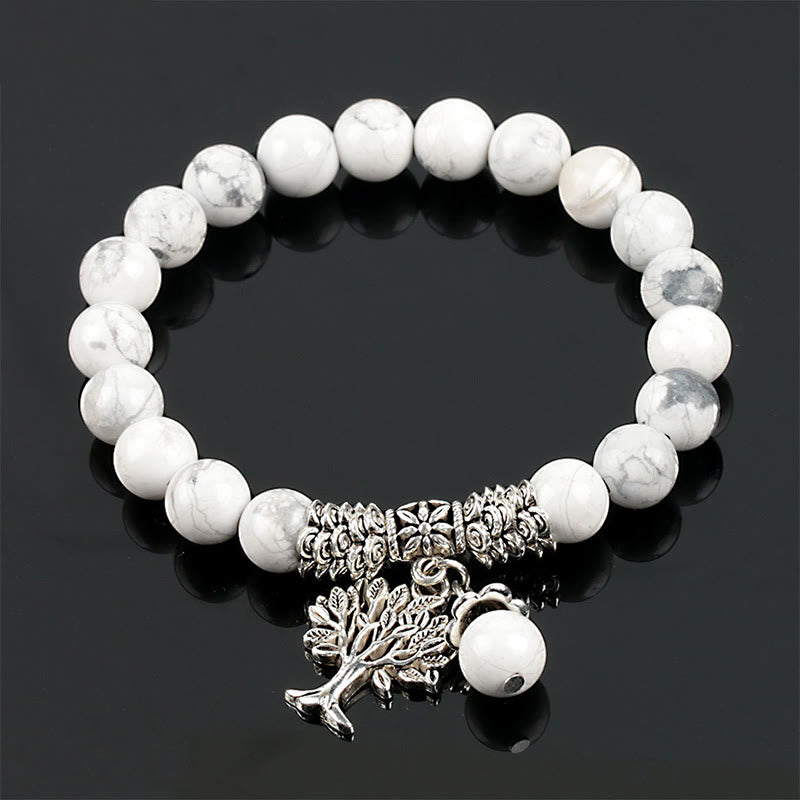KarmaRipple's Authentic Gemstone Tree of Life Fortunate Talisman Stretch Bracelet p39