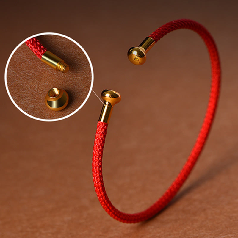 KarmaRipple's Simple Design Handmade Fortune Braid String Cuff Bracelet p23