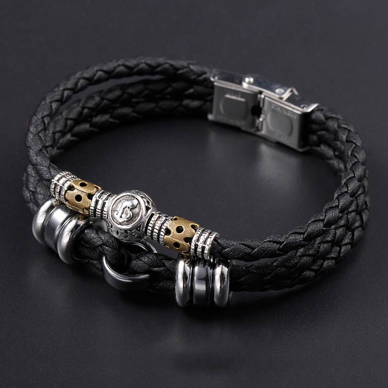 KarmaRipple's 12 Constellations of the Zodiac Hematite Protection Bracelet p11