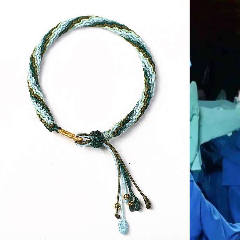 KarmaRipple's Reincarnation Weave Fortune String Protection Braid Bracelet p21