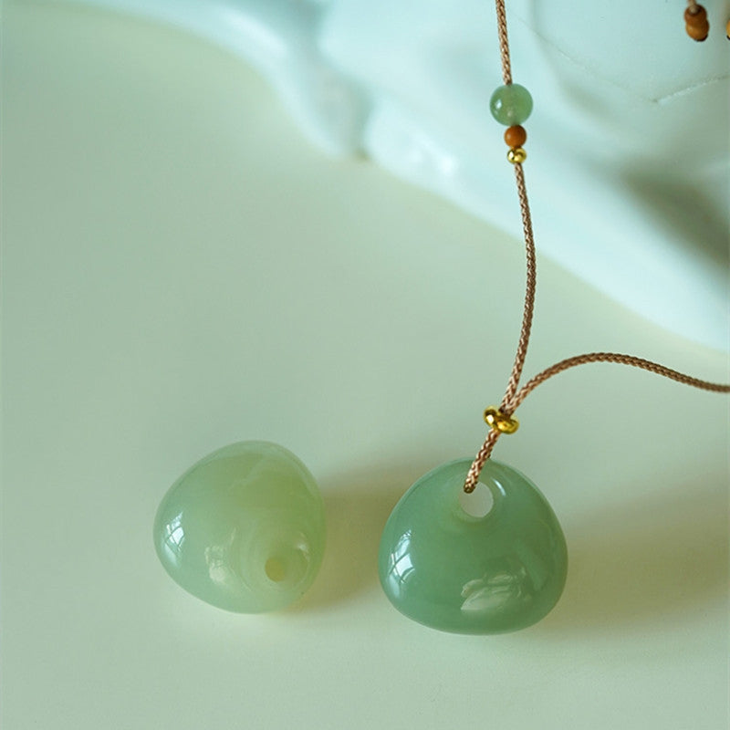 KarmaRipple's Authentic Jade Fortune Prosperity Pendant Necklace (Random Color) p2