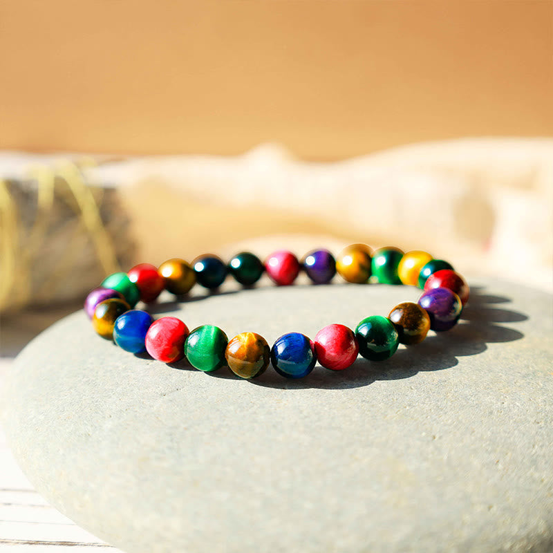 KarmaRipple's Tiger Eye Resolve Courage Bracelet p2